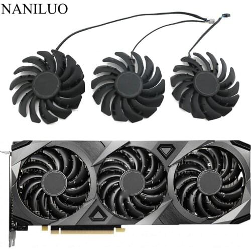 PLD09210S12HH RTX3080 RTX3090 RTX3070 replace VGA Fan For MSI GeForce RTX 3090 3080 3070 VENTUS 3X OC Graphics Card Cooling Fan