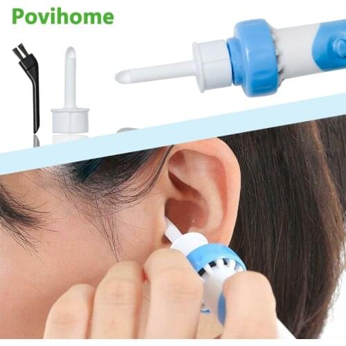 1pcs Electric Ear Wax Device Ear-pick Cleaner Removal Tool Adult WITH 3 Items Vibration Painless Vacuum Smart Ear Cleaner C1811