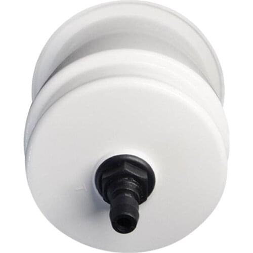 Recessed Drop in Cup Drink Holder Water Cage with Drain for Boat Yacht Car Marine Rv (White)