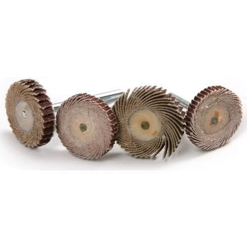 High quality 40pcs Grit 80# 180# 240# 400# Sand cloth Sanding Polishing Flap Wheel high power grinder for Rotary Tools
