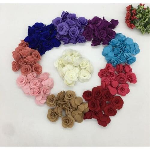 Pearl hemp 3D rose flowers Handmade christmas wreath artificial flowers for decor DIY for home decoration accessory Scrapbooking