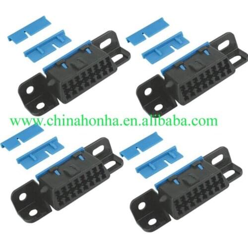16 Pin OBD2 OBD-II Socket Automotive Diagnostic Interface OBDII OBD 2 Female Connector