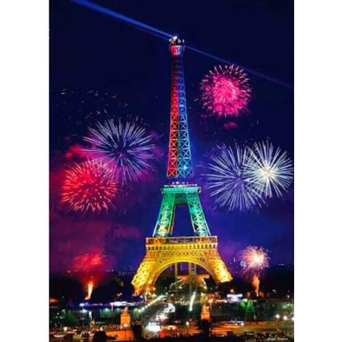 5D Diamond Mosaic building night city Full Diamond Embroidery Diy Diamond Painting Cross Stitch round Diamond Sets