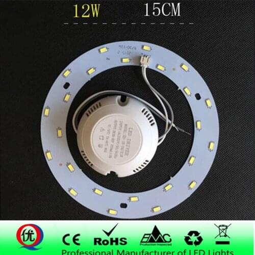 6W 12W 15W 18W 24W 33W LED PANEL Circle Ring Light 220V SMD 5730 LED Round Ceiling board the circular lamp board for Dining room