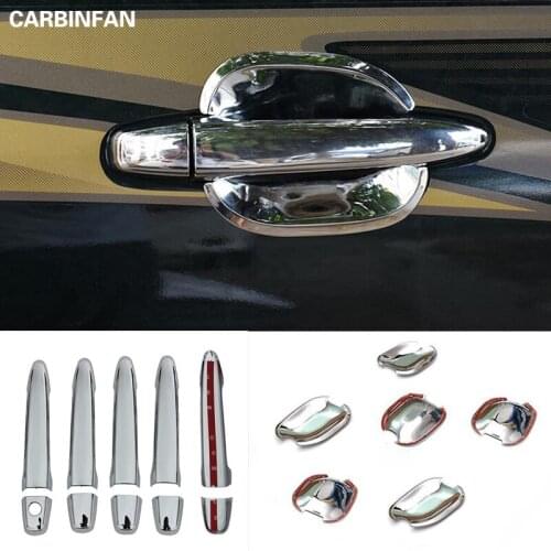 ABS Door Handle Cover Trim Door Bowl Cover For Toyota Prado Land Cruiser Prado 2003-2009 Accessories