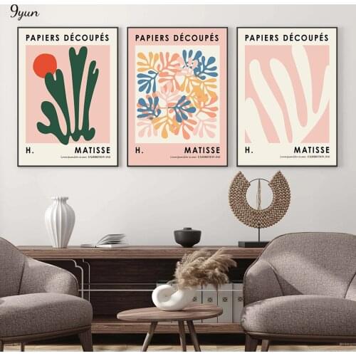 Matisse Abstract Aesthetic Modern Wall Art Poster Print Picture Canvas Painting Minimalist Interior Living Room Decoration