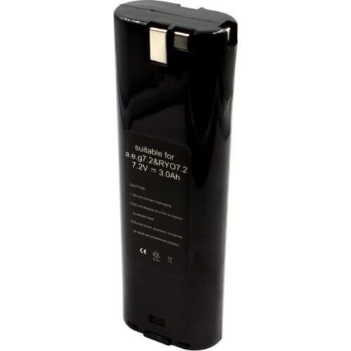 Power tool battery FOR RYOBI 7.2A 6000mAh b72a bd102cr,hbd72tr