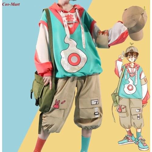 Anime Toilet-Bound Hanako-Kun Yugi Amane Cosplay Costume Weird Homecoming Uniform Daily Wear Activity Party Role Play Clothing