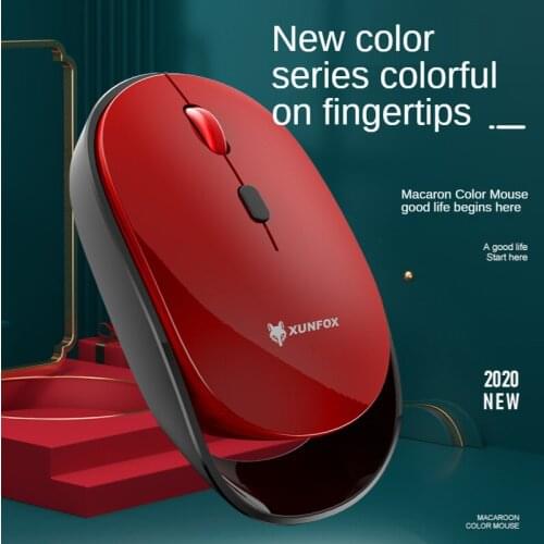 Bluetooth 2.4G wireless dual-mode rechargeable silent mouse 1600DPI touch wheel 4-button optical mouse for notebook computers