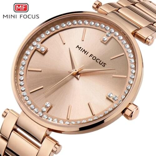 MINIFOCUS Women Watches Waterproof Ladys Watch Wrist Brand Luxury Fashion Ladies Womens Wristwatch Clock Woman Relogio Feminino
