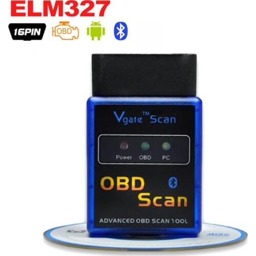 OBD2 Vgate Scan ELM327 Bluetooth V2.1 Car-detector ELM 327 Diagnostic-tool OBD OBD 2 scanner automotivo Adapter Diagnostic Tool