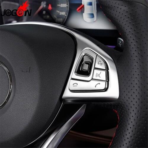 For Mercedes Benz E Class W213 E200 E300 2016 2017 Car Interior Steering Wheel Panel Knob Button Trim Cover Sticker Translucent