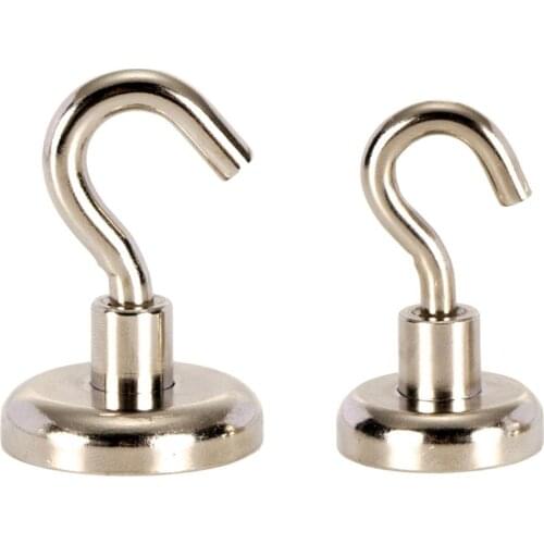 32mm/25mm Electroplated Metal + Iron Strong Magnetic Hooks