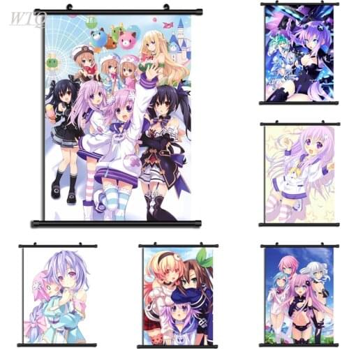 Hyperdimension Neptunia Anime Manga Wall Poster HD Print Anime Posters Canvas Painting Wall Decor Wall Art Picture Home Decor