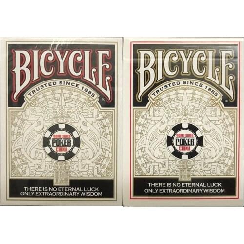 Bicycle WSOP CHINA Playing Cards Plastic or Paper USPCC Deck Poker Size Magic Card Games Magic Tricks Props