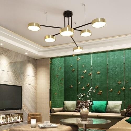 Chandelier Lighting Indoor Lamps for Living Room Restaurant Bedroom Lampadari Home lampara techo for living room decoration