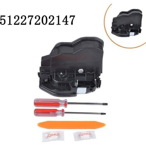 Door Lock Actuator Rear Left Door Lock Latch Replacement 51227202147 for 525i 528i X3 X5 with Removal Tool