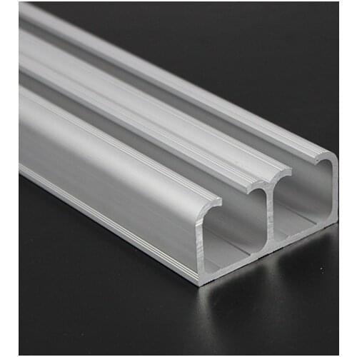 Sliding door Double track Hanging rail Thickening heavy Glass door Hang up door Slide way Chute wooden door 3 mm Thickness