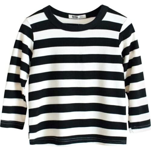 Spring Baby Boys T Shirt Clothing Long Sleeve Striped T-Shirt Children Tops Tees Outwear for Boy Full Sleeve Kids Tops