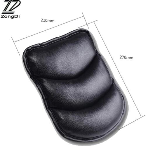 ZD 1pcs Car Styling Armrests Center Console Cover Pad For Ford Focus 2 3 Fiesta Mondeo Ranger Kuga Seat Leon Ibiza Lexus Jaguar