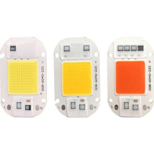 1pcs LED COB Lamp Chip High Pressure Bulb Bead 220V 20W 30W 50W LED Lamp Plant Growth Bead For Flood light Spotlight Accessories