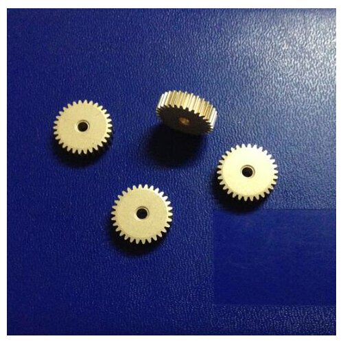 5PCS/LOT 0.5M-30 teeth metal copper precision micro model motor small modulus gear---hole:2.9mm