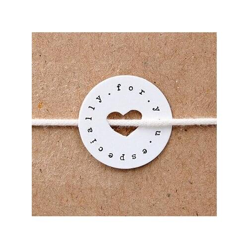 Valentines day gift tag, Heart Especially for you Paper Tags,DIY decoration tag with rope 100pcs/lot