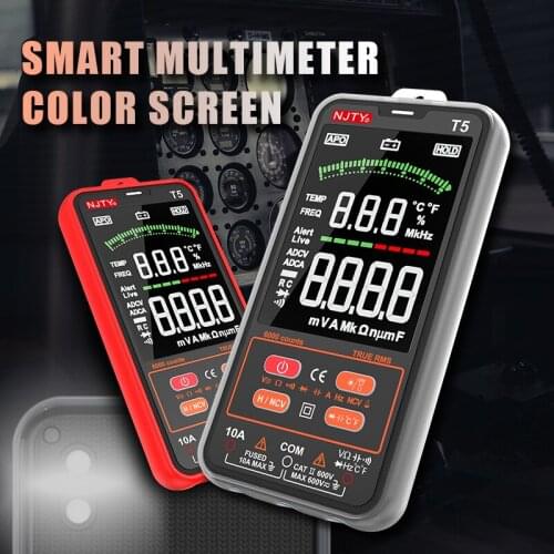 2021 NEW Generation Digital Multimeter 6000 Counts Ture RMS AC DC NCV Current Voltage Capacitance Temperature Tester Smart Meter