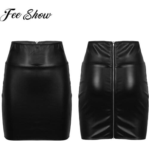 Юбки-карандаши с завышенной талией FEESHOW China At AliExpress