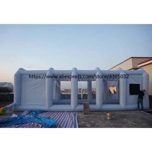 Customized Cheap Used Portable Automatic Garage Paint Tent Mobile Inflatable Spray Booth For Sale