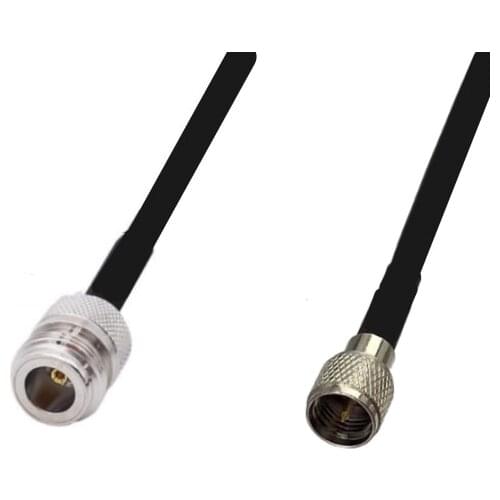 RG58 Cable N Female to Mini UHF Male Connector WiFi Antenna Extension Pigtail jumper cable