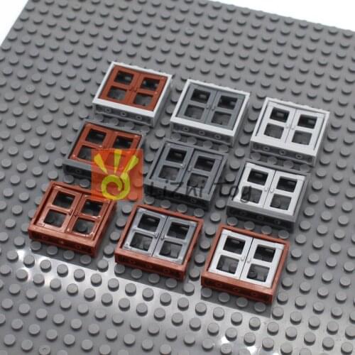 MOC Bricks 60594 Window 1x4x3 Windows DIY Intelligence Block Compatible with All Brands Assembles Particles My City Window