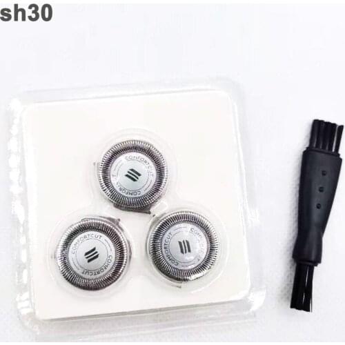 3pcs Shaver Blade Razor Replacement Shaver Head for Ph-Norelco SH30/52 Series 1000 2000 3000 HQ64 PT720 PT724 S5010 PT722