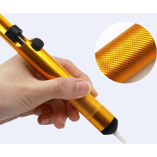 Hot Aluminum Metal Desoldering Pump Suction Tin Soldering Sucker Pen Removal Vacuum Soldering Iron Desolder Tools High Quality