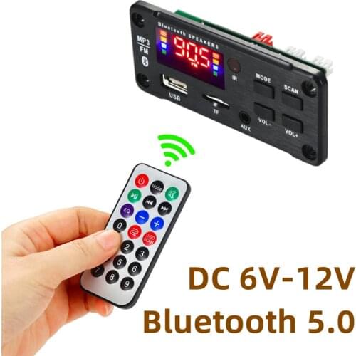 Mp3 player Bluetooth 5.0 Bluetooth MP3 decoder board MP3 card reader MP3 Bluetooth module audio accessories with FM radio