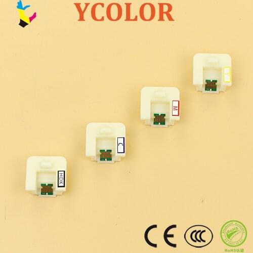 One time chip for SC- F6070 7070 6000 7000 7100 7170 6200 7200 9200 ink chip with holder for Epson T741X/7414-7414 chip cap