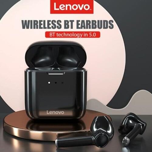 Original Lenovo QT83 TWS Bluetooth Earphones Wireless Headset Stereo Sound ANC Earbuds Smart Fingerprint Touch sports earphone