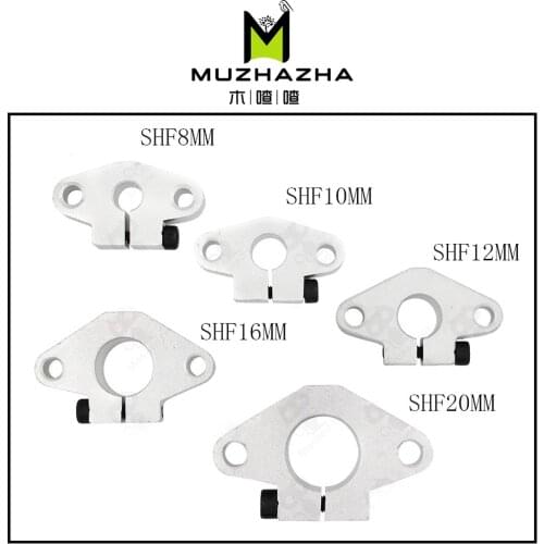 SHF8 SHF10 SHF12 SHF16 bearing shaft support for 8mm 10mm 12mm 16mm rod round shaft support diy XYZ Table CNC 3D Printer