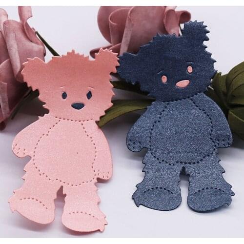 Die Cut Dies Scrapbooking Photo Album Card Making Embossing Folder Bear Mold Craft Stencil Clear Stamps And Dies Kscraft Mold