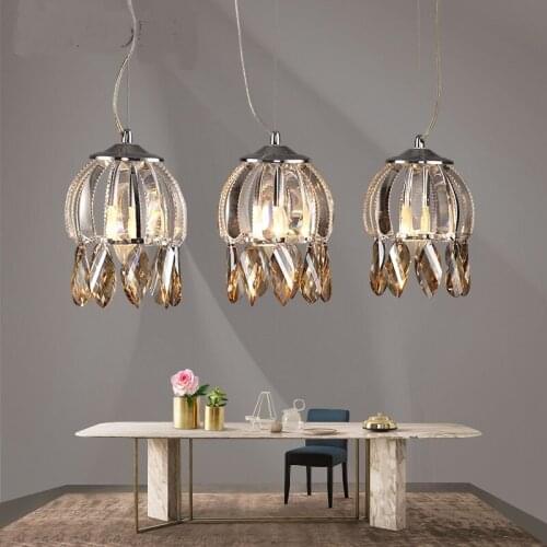 Modern minimalist 3 heads pendant lamps dining table restaurant bar dining room pendant light decorated lighting ZA90617