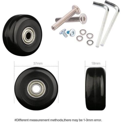 Luggage Universal Wheel Accessories Wheel Boarding Flight Case Roller Aircraft Silent Wheel General Reinforced 20 Inch 28 Inch