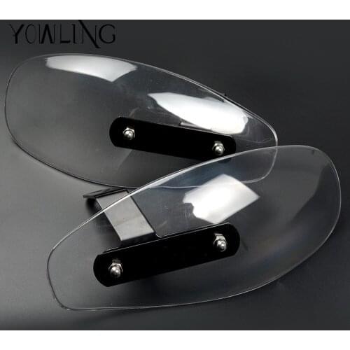Motorcycle wind shield handle hand guards plastic motocross transparent handguards For YAMAHA XJR400/1300 V-MAX1200 FZ-1N FZ-6N
