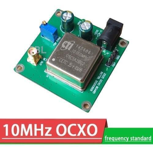 10MHz OCXO frequency standard board Oven Controlled Crystal Oscillator 10M Sine wave output F/ Spectrum network analyzer