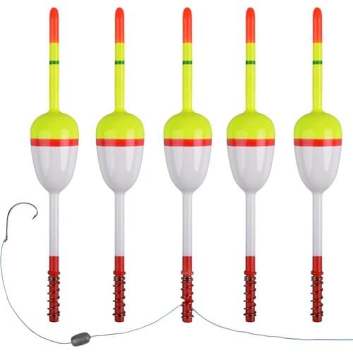 30PCs fishing floats 6G slip bobber barguzinsky fir vertical buoy crappie panfish oval stick floating float fishing supplier