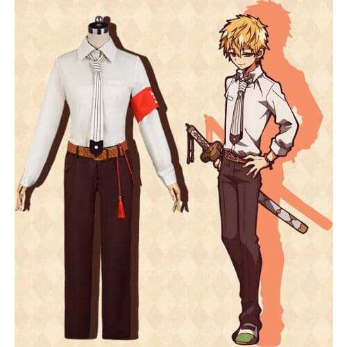 Anime Toilet-bound Hanako Kun Uniform Minamoto Teru Cosplay Costume Outfits Fancy Dress Halloween Costumes for Women and Men
