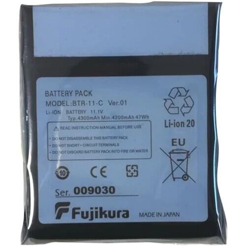 Free Shipping BTR-11 battery pack for FSM-36S 38S 26S 27S 28S 41S Fusion Splicer 36S 38S 41S fiber welder BTR-11-C battery pack
