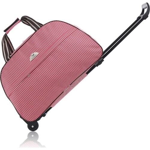 New Travel Suitcase Trolly with Wheels Thicked Carrying Bag Women Men Rolling Luggage Suitcase Large Capacity Waterproof Bag