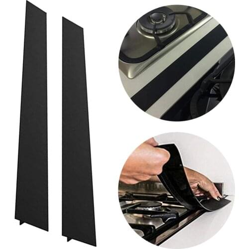 Flexible Stove Counter Gap Cover Silicone Rubber Kitchen Oil-gas Slit Filler Heat Resistant Mat Oil Dust Water Seal 54x5.5cm