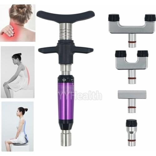 Chiropractic Adjusting Tool Joint Pain Relief Therapy Stainless Steel Massage Manual Gun Spine Correct Gun Portable Massager