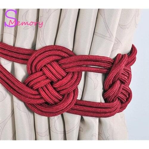 Chinese knot Curtain Tieback Clips Buckle Tie Back Straps Holders Accessories Home Decoration
